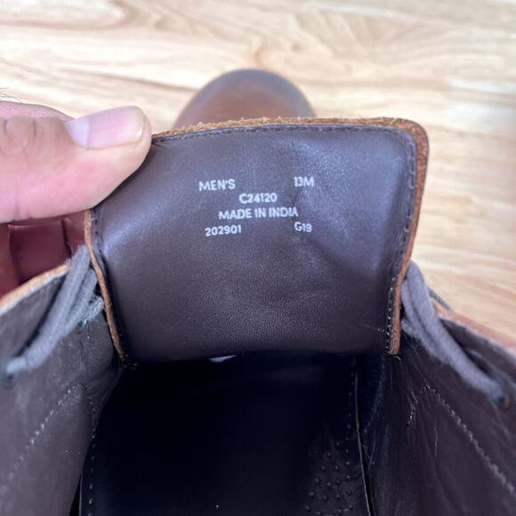 Cole Haan Shoes Mens 13 M Brown Benton Oxford Cap Toe Dressy Casual Lace Up - Picture 12 of 13